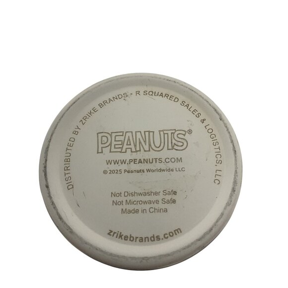 Peanuts Snoopy Floral Print Tumbler With Straw 28 Oz By Zrike Brands - Picture 2 of 4